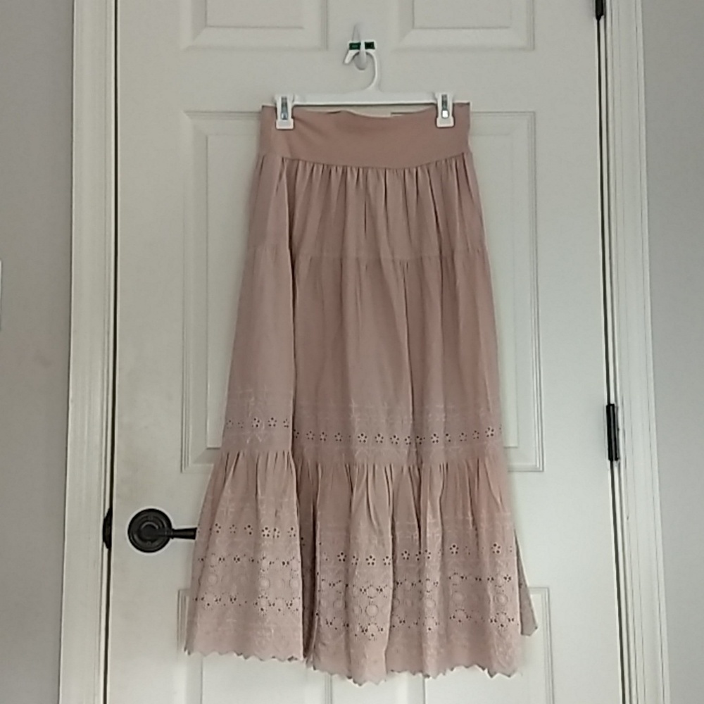 Tan maxi skirt